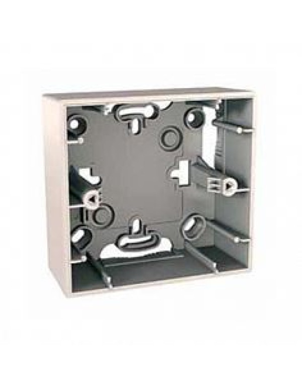 Адаптер для наружного монтажа 1-мест. слон. кость UNICA