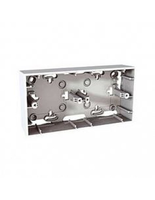 Адаптер для наружного монтажа 2-мест. бел. UNICA