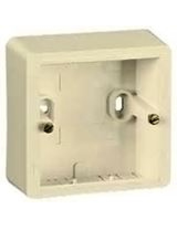 Адаптер для наружного монтажа глуб.36мм слон. кость Cariva