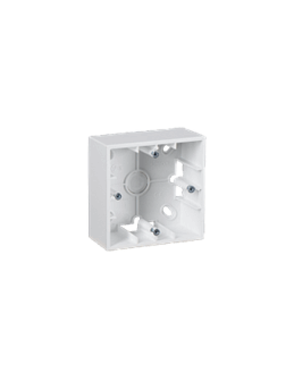 Адаптер для открытого монтажа 1-мест. белый Simon 15