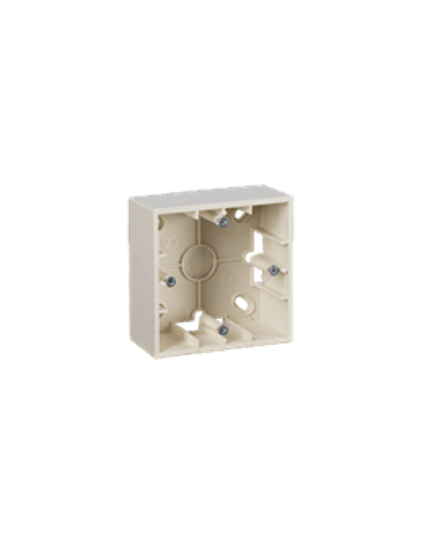 Адаптер для открытого монтажа 1-мест. слон. кость Simon 15