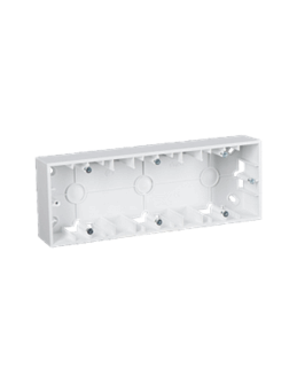 Адаптер для открытого монтажа 3-мест. белый Simon 15