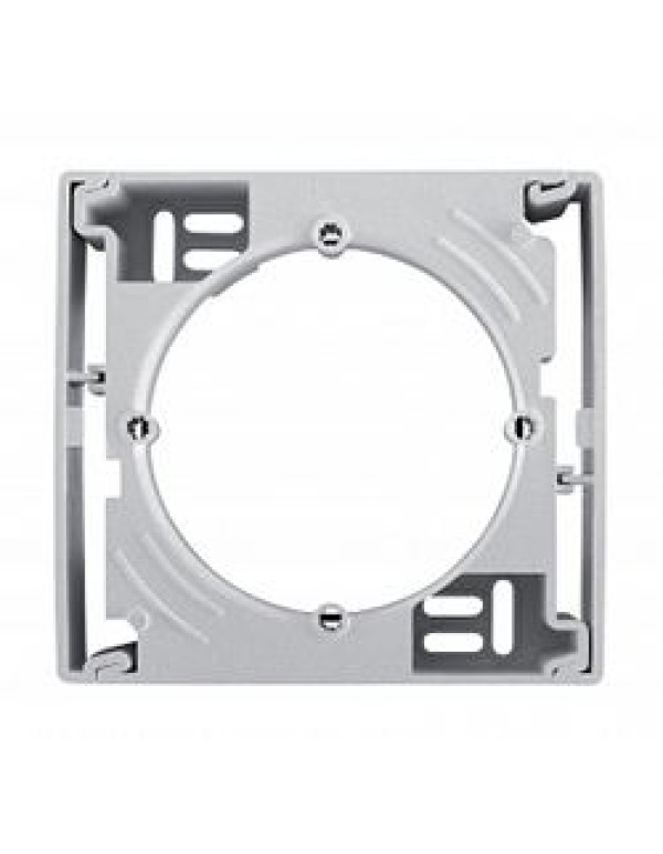 Адаптер для открытого монтажа одиночный алюминий Sedna