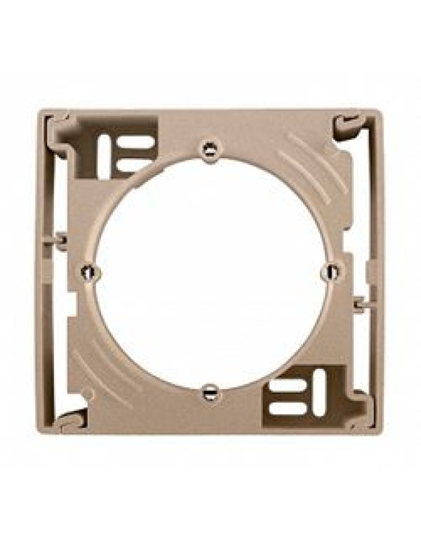 Адаптер для открытого монтажа одиночный титан Sedna