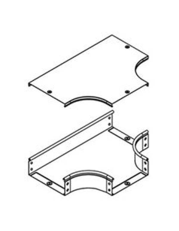 Ответвитель DPT Т-образный горизонтальный  200х100, HDZ