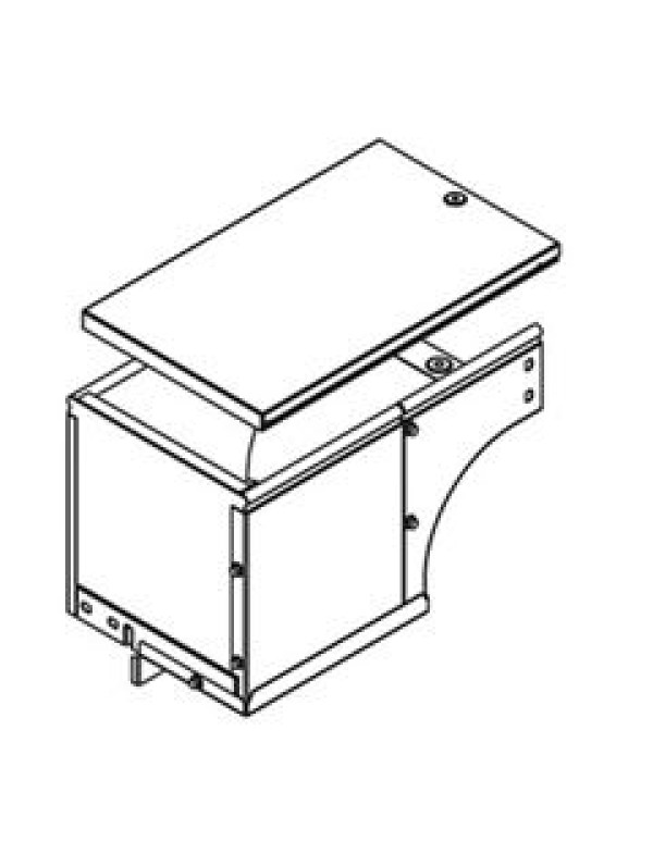 Угол CDSD 90 вертикальный внеш. переходник прав. осн.500 H100, HDZ