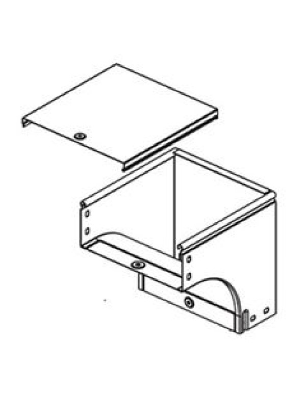 Угол CDV 90 вертикальный внеш. осн.150 H50, HDZ