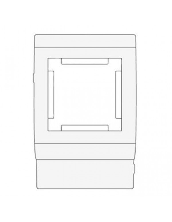 PDA-45N 100 Рамка-суппорт под 2 модуля 45x45 мм