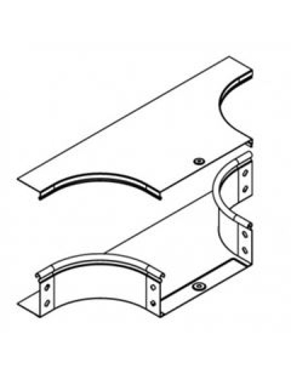 Ответвитель DL 100х50, нержавеющий