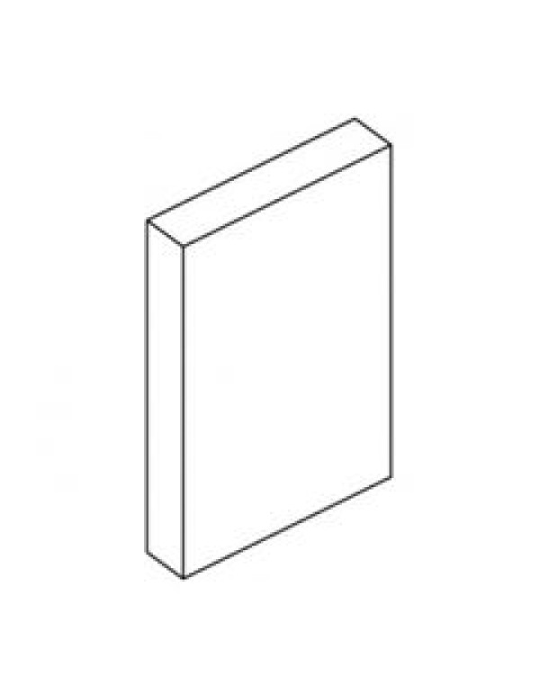 Пластина защитная боковая IP44 H80 (мет.), RAL