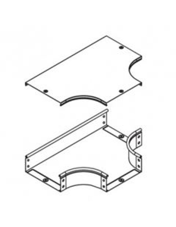 Ответвитель DPT Т-образный горизонтальный  150х50