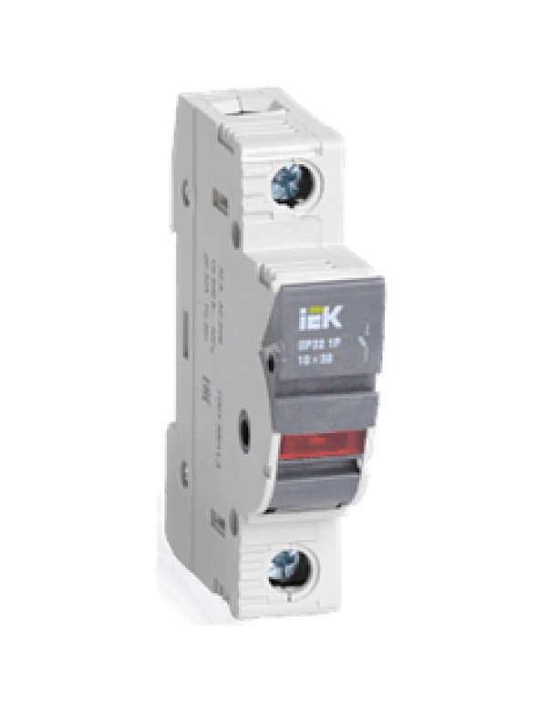 Держатель плавких вставок с индикацией ПР32 1P 10х38 ИЭК