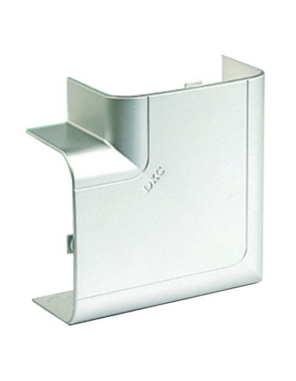 Угол плоский 110х50 мм, цвет серый металлик, DKC In-liner Aero