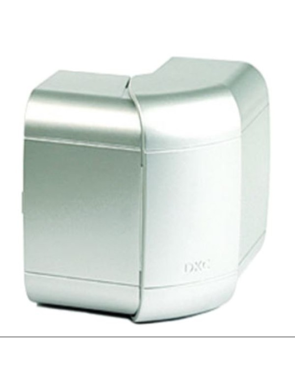 Угол внешний 110х50 мм, изменяемый (80-120°), цвет серый металлик, DKC In-liner Aero