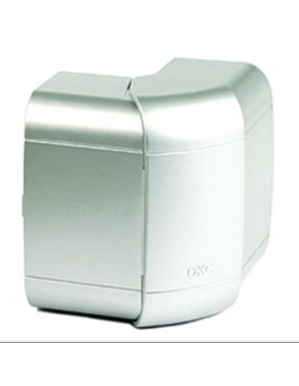 Угол внешний 90х50 мм, изменяемый (80-120°), цвет серый металлик, DKC In-liner Aero