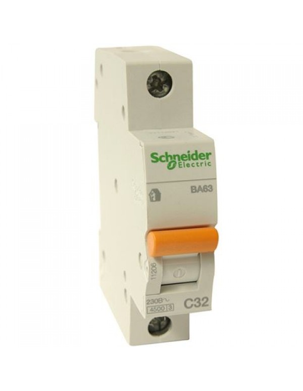 Автоматический выключатель Schneider Electric ВА63 1п 10A C 4,5 кА