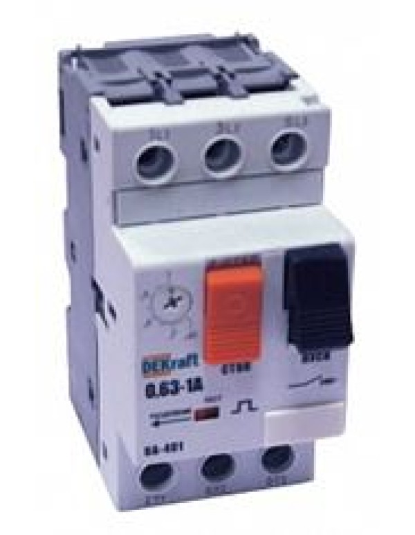 Автомат защиты двигателя DEKraft ВА-400 встраиваемый стационарный (21210DEK)