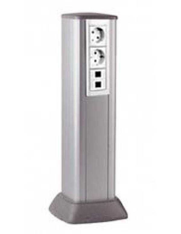 Колонна 0,5 м, цвет белый двухсторонняя ДКС