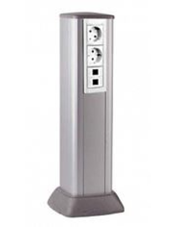 Колонна 0,5 м, цвет металлик двухсторонняя ДКС