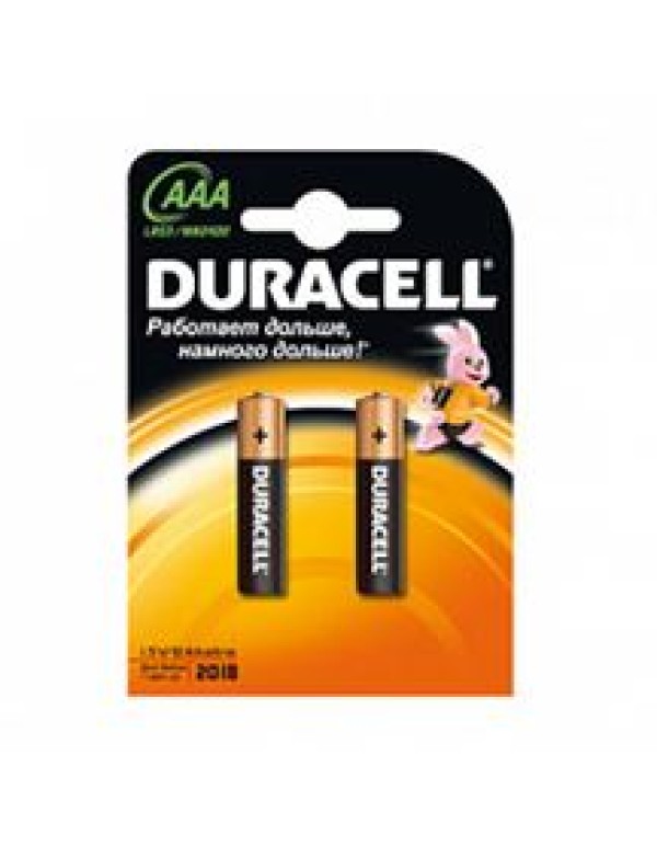 Батарейка (элемент питания) LR03 BL2 BASIC ААА  Б0014052 Duracell