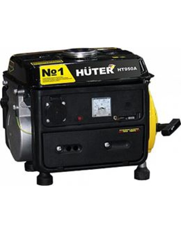 Генератор двухтактный 0,65 кВт(макс.мощность) HUTER 950  ручн. запуск