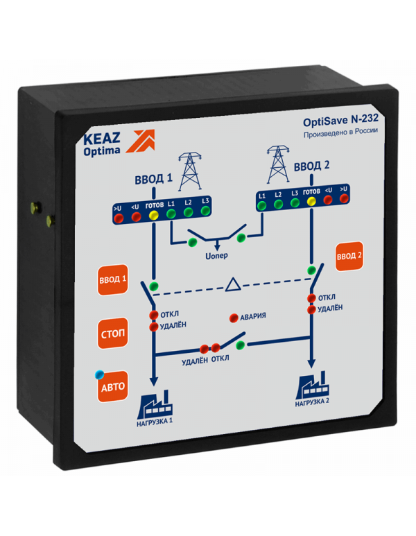 Блок автоматического ввода резерва OptiSave N-232-УХЛ4 | 250697 | КЭАЗ