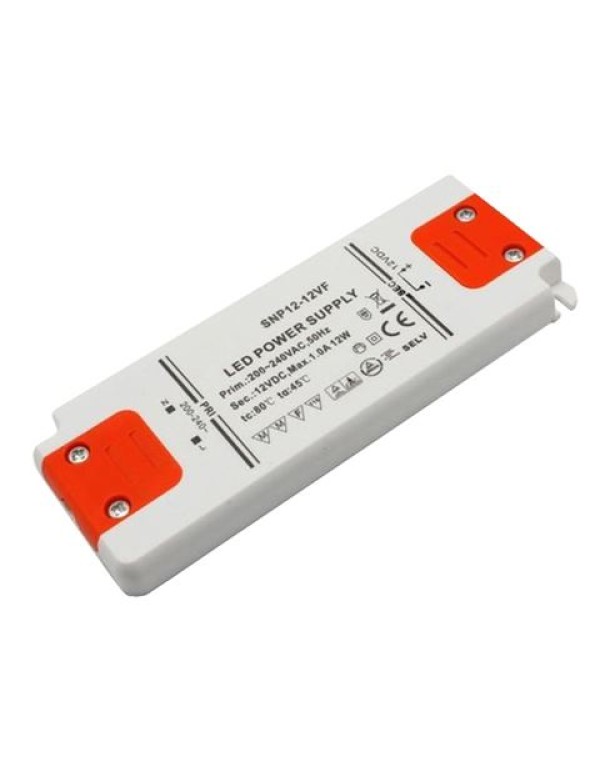 Блок питания LB050 12W 12V IP20 для светодидной ленты 129х49х11мм