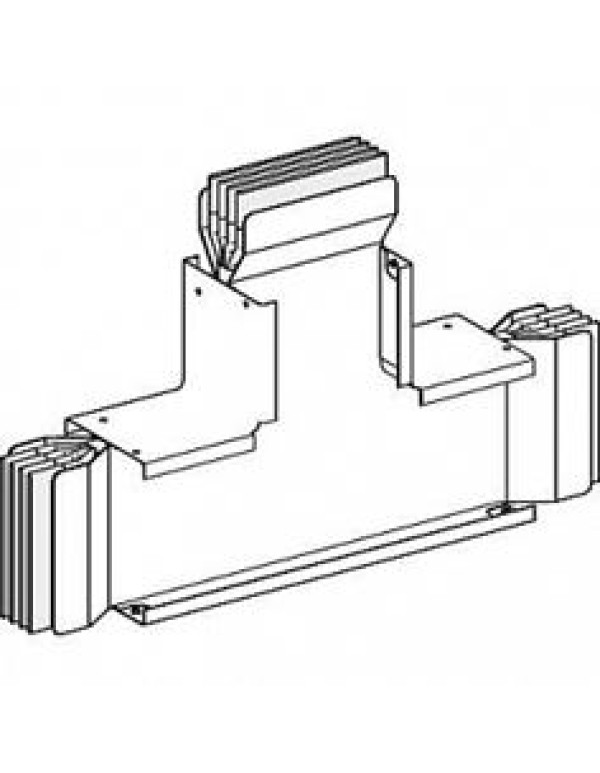 СЕКЦИЯ ТРОЙНИКОВАЯ НА РЕБРО, 3L+PE, Cu, 3200А