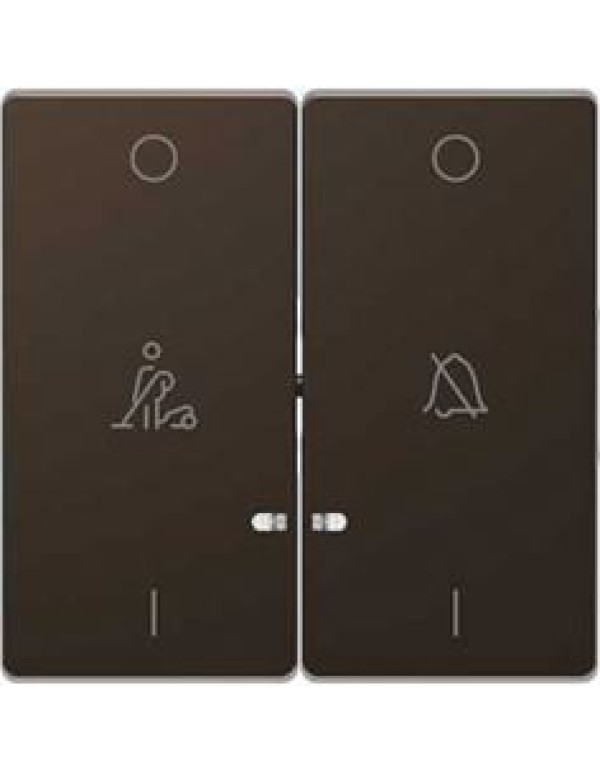 D-Life КЛАВИША 2-ная, линзой LED, символ: звонок/горничная, МОККО , SD