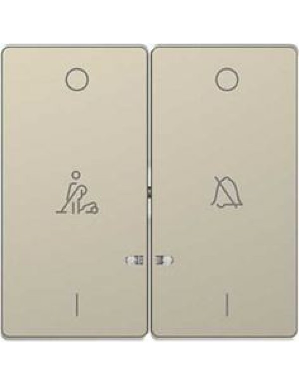 D-Life КЛАВИША 2-ная, линзой LED, символ: звонок/горничная, САХАРА , SD