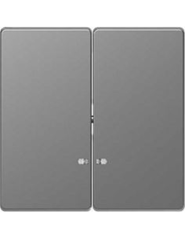 D-Life КЛАВИША 2-ная с линзой для LED модуля, НЕРЖ. СТАЛЬ , SD