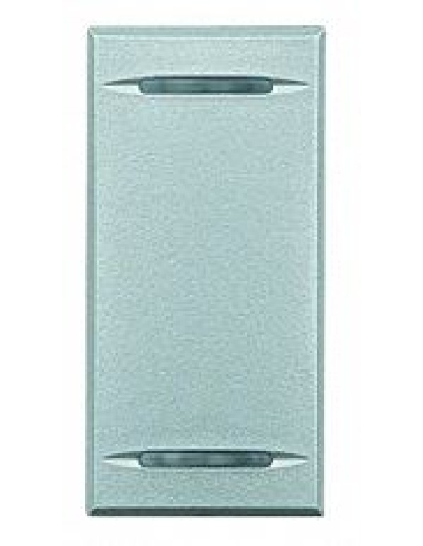 Клавиша 1 мод для 2-х функций цвет алюминий AXOLUTE