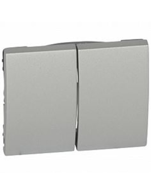 Клавиша  двойная  алюминий Galea Life