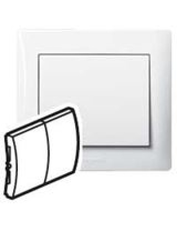 Клавиша  двойная  белая Galea Life