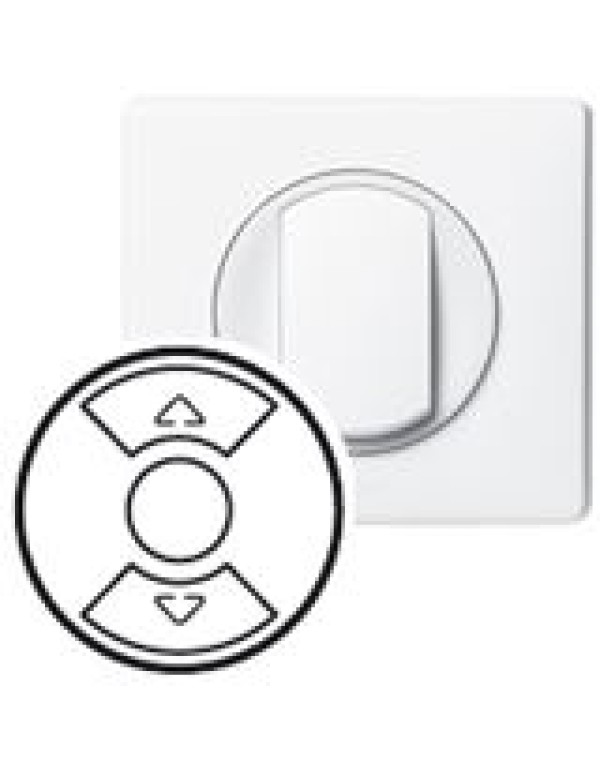 Клавиша мех-ма упр. жалюзи 067601, 067602, 067604 белая Celiane