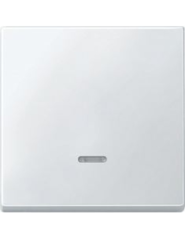 Клавиша  одинарная белая с окошком для подсв. MERTEN