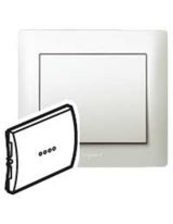 Клавиша  одинарная с линзой жемчуг Galea Life