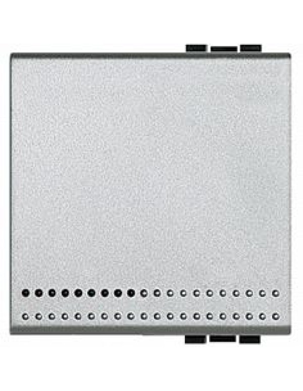 ***Сменная клавиша с возм. подсветки 2 мод. алюминий TECH