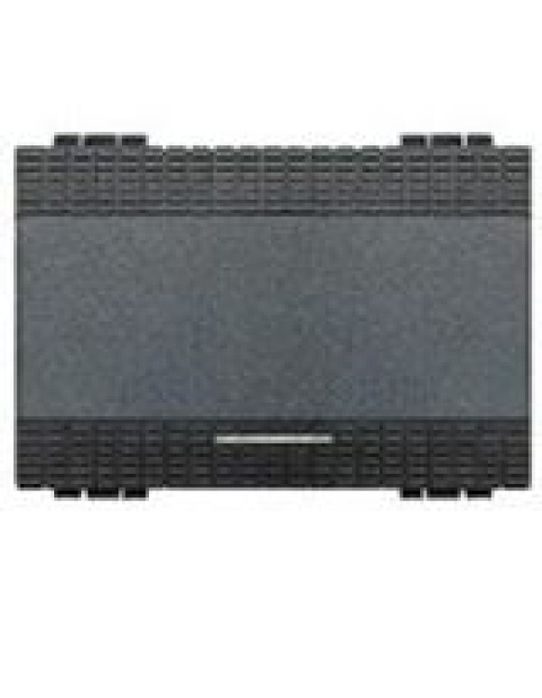 ***Сменная клавиша с возм. подсветки, 3 мод. антрацит LIVING