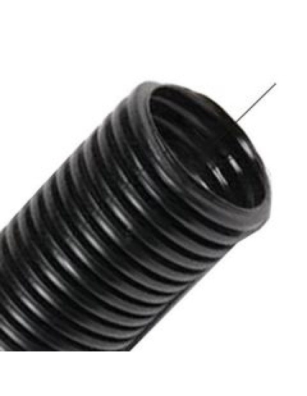 Труба гибкая двустенная для кабельной канализации д.90мм, цвет черный, без протяжки [бухта 50м]