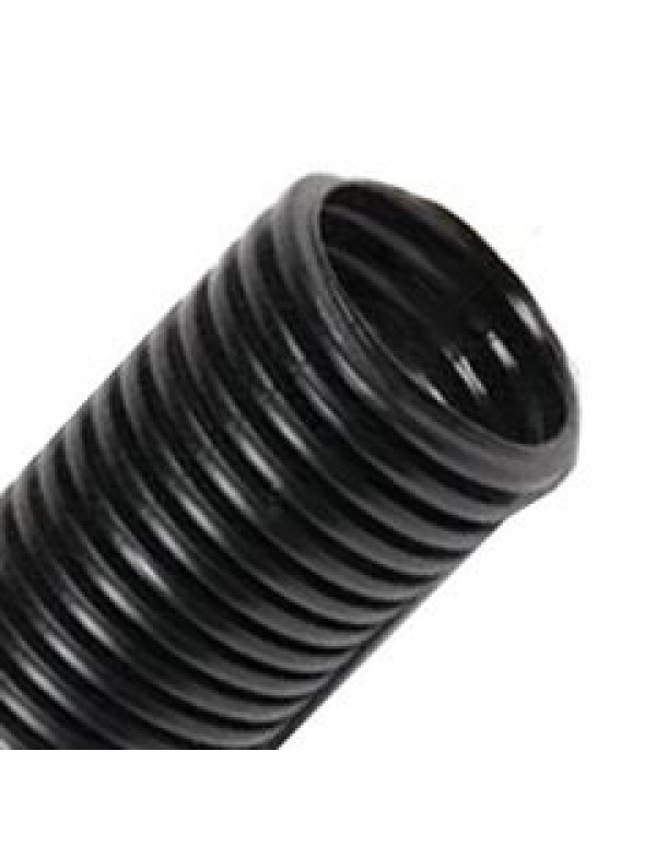 Труба гибкая двустенная дренажная д.110мм, класс SN6, перфорация 360?, цвет черный