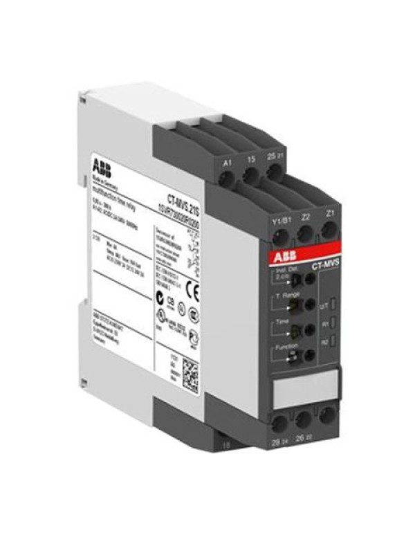 Реле времени CT-MVS.21S многофункциональное, 24-240В АС/DC, 0,05..300ч, 2ПК, винтовые клеммы