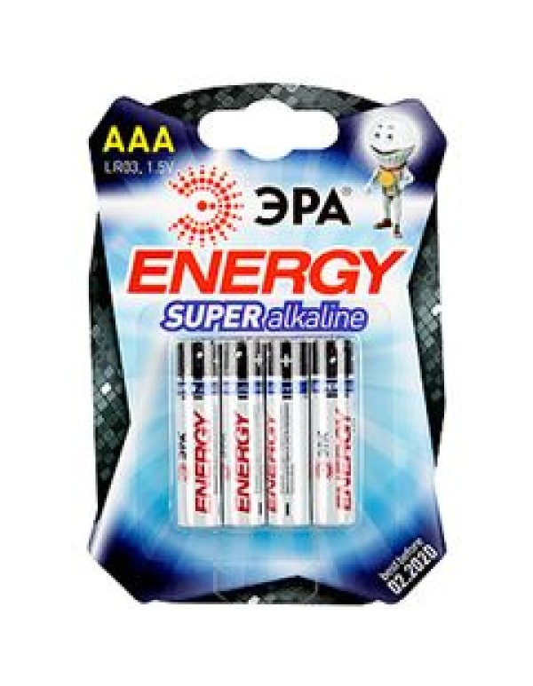 Батарейка щелочная (алкалиновая) LR03-4BL (120/960/30720) (AAA) | C0038451 | ЭРА