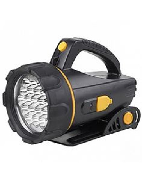 Фонарь-прожектор (LED* 1х1,5Вт) ПЛАСТИК. черн. аккум.: заряд. от сети ЭРА