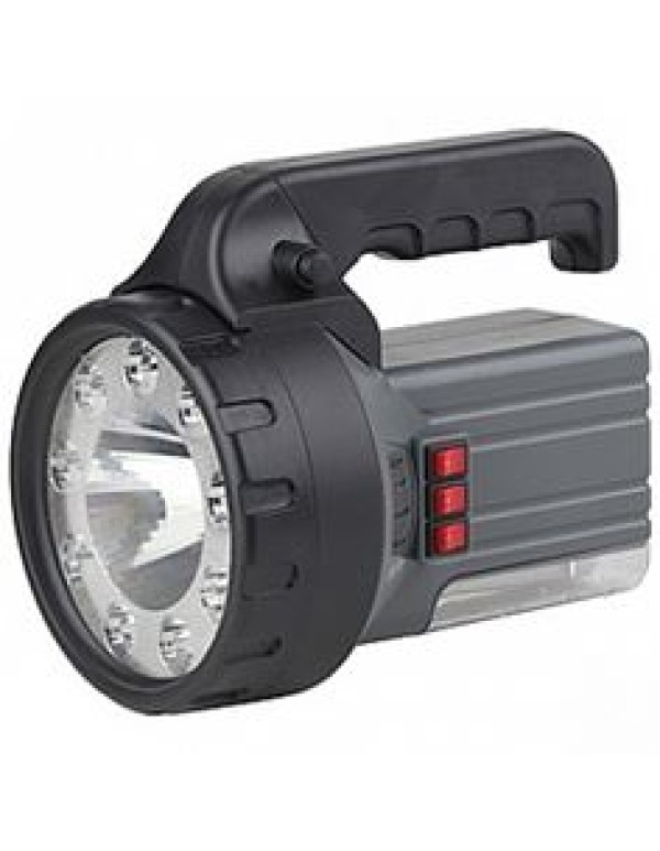 Фонарь-прожектор (LED* 1х4,2Вт) ПЛАСТИК. черн. аккум.: заряд. от сети ЭРА