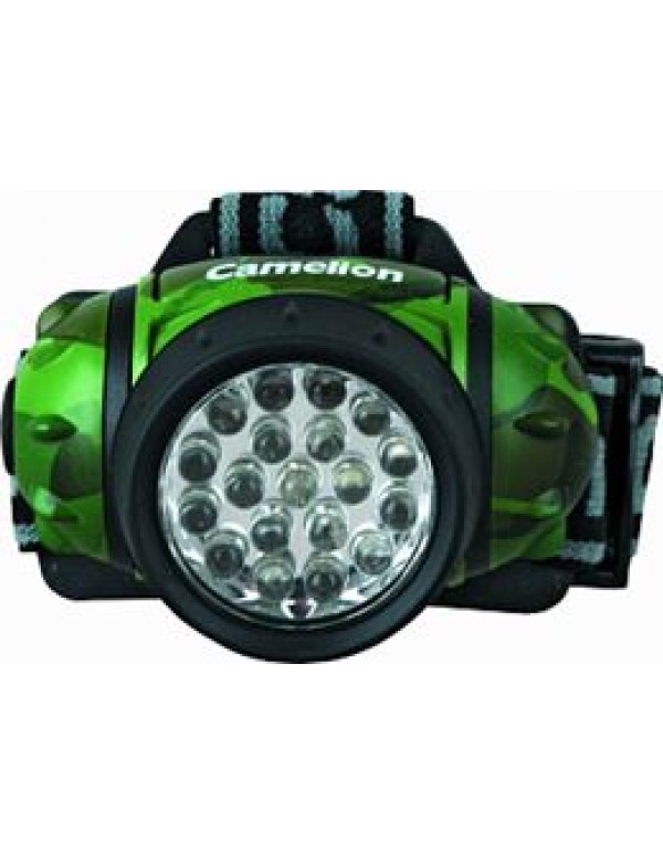 Фонарь налобный (головной) Camelion мизинчиковая батарейка (AAA, R03, LR03, 286, Micro) (7538)