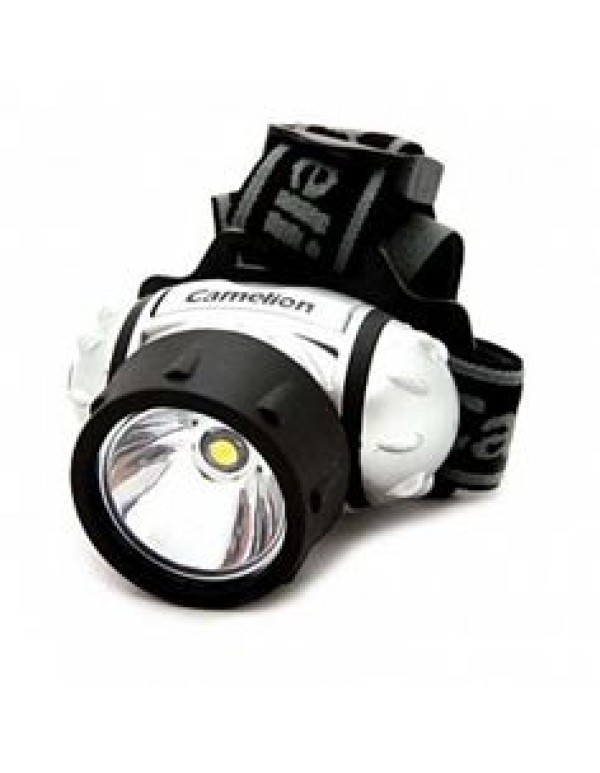 Фонарь налобный (головной) Camelion мизинчиковая батарейка (AAA, R03, LR03, 286, Micro) (7539)