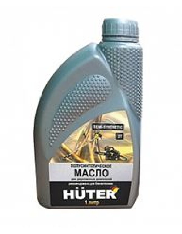 Масло 2Т для ДВУХТАКТНЫХ двигателей,для техники Huter,1л