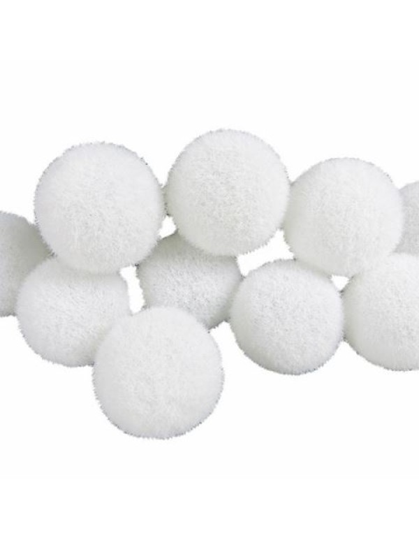 Гирлянда  Шарики - снежки  3 м 10 диодов, цвет белый