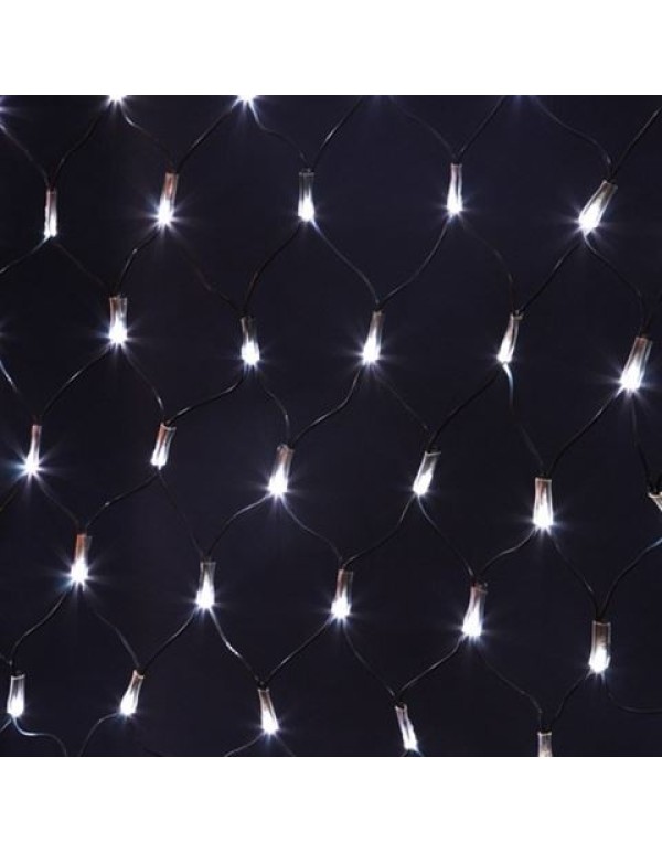 Гирлянда Сеть 2х1,5м, 288LED белый IP44 свечение с динамикой, черный провод, 230В